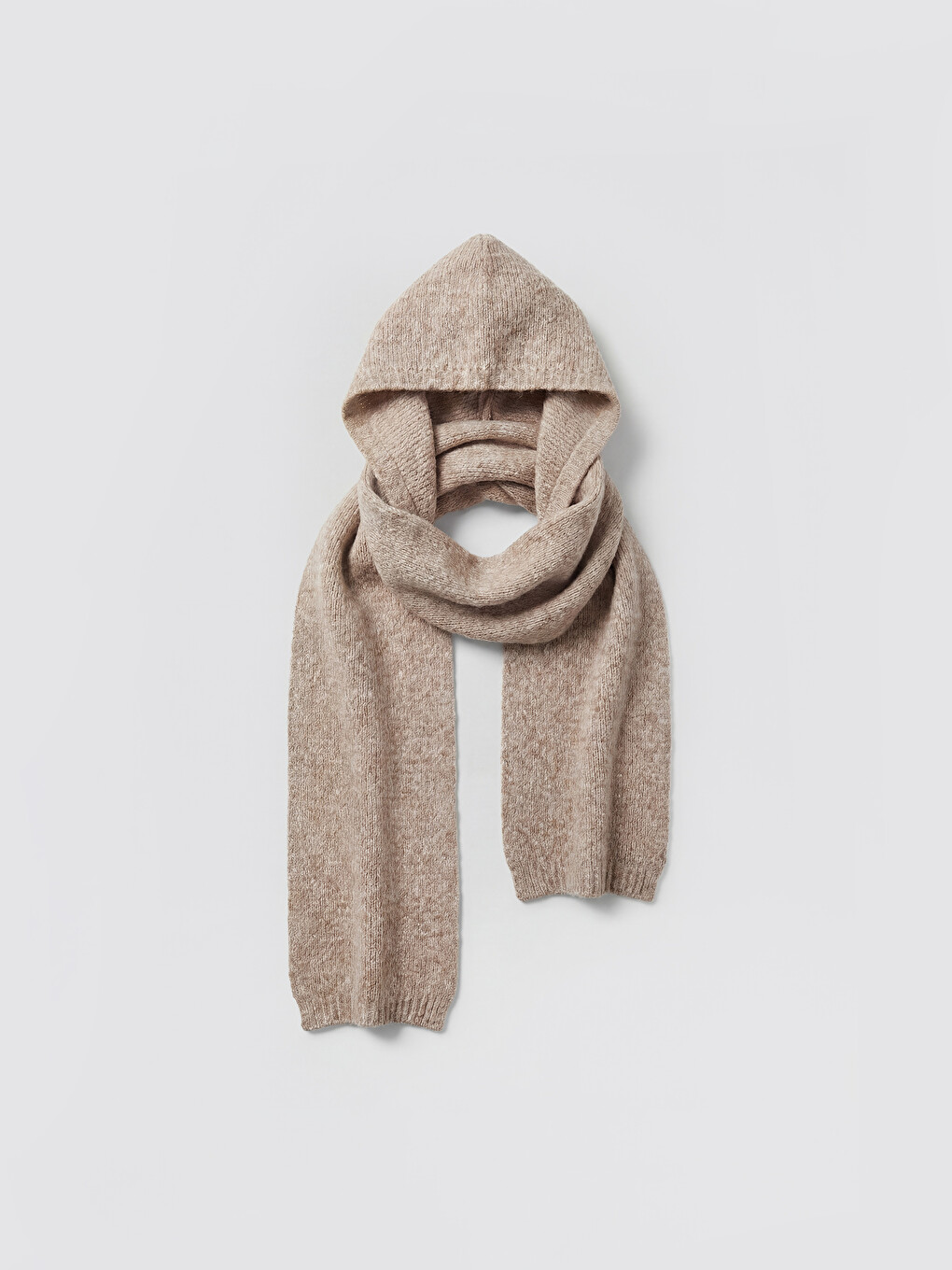 Women's Knitwear Hooded Scarf