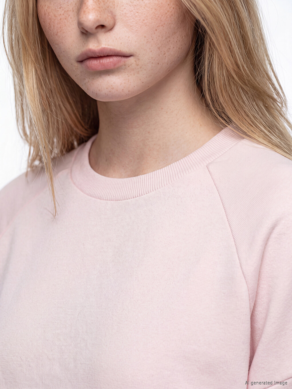 Woman Pink Sweatshirt-2