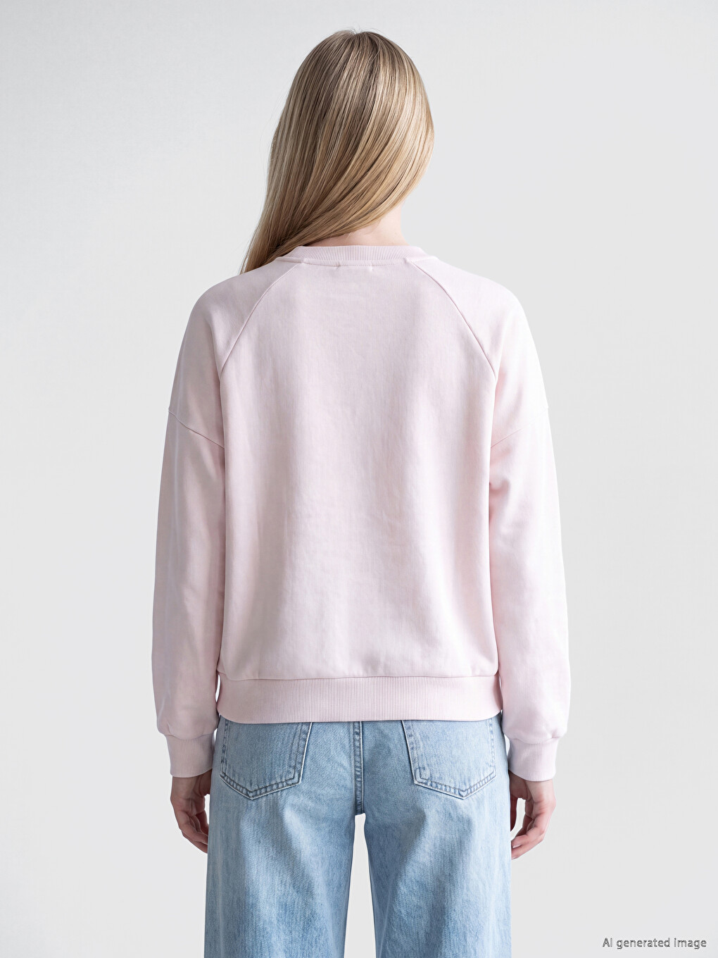Woman Pink Sweatshirt-3