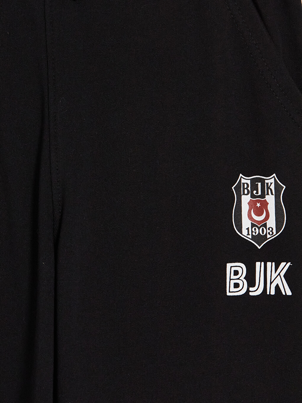 Siyah Beşiktaş Lisanslı Erkek Çocuk Eşofman Altı-2