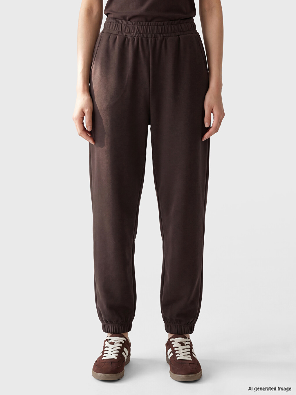 Elastic Waist Women's Jogger Pyjamas Bottom-1