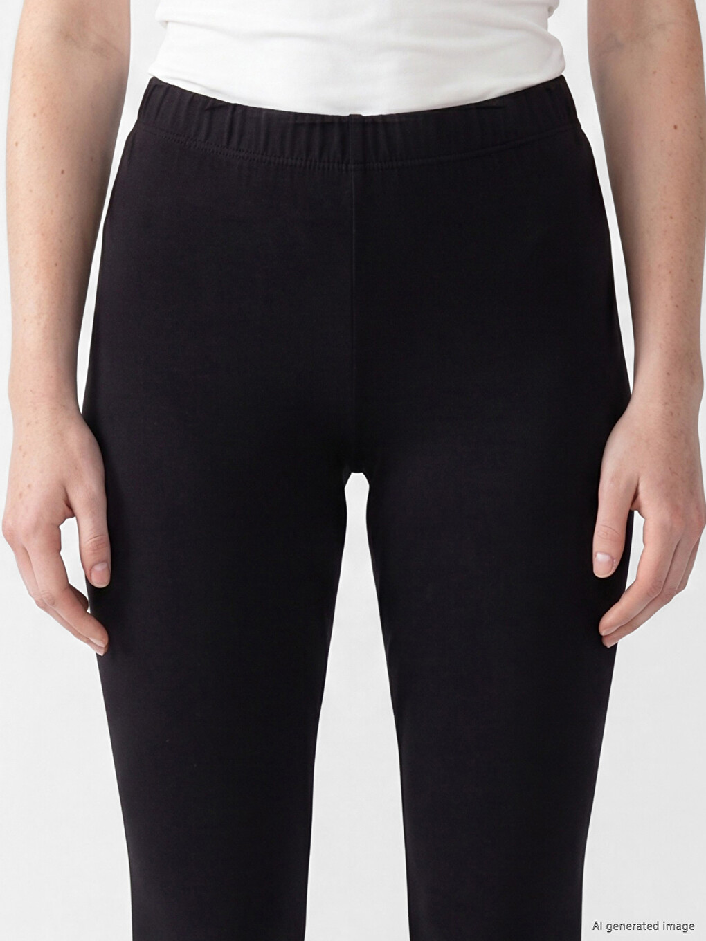 Woman Black Leggings-2