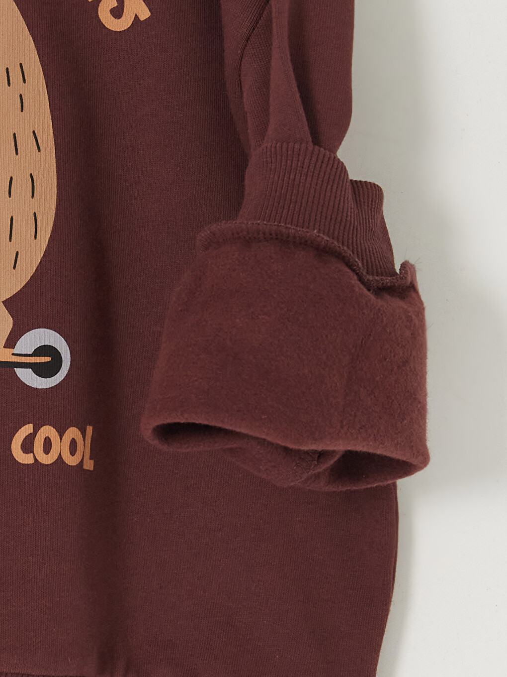 Sweat-shirt Rouge Bordeaux Garçon-3