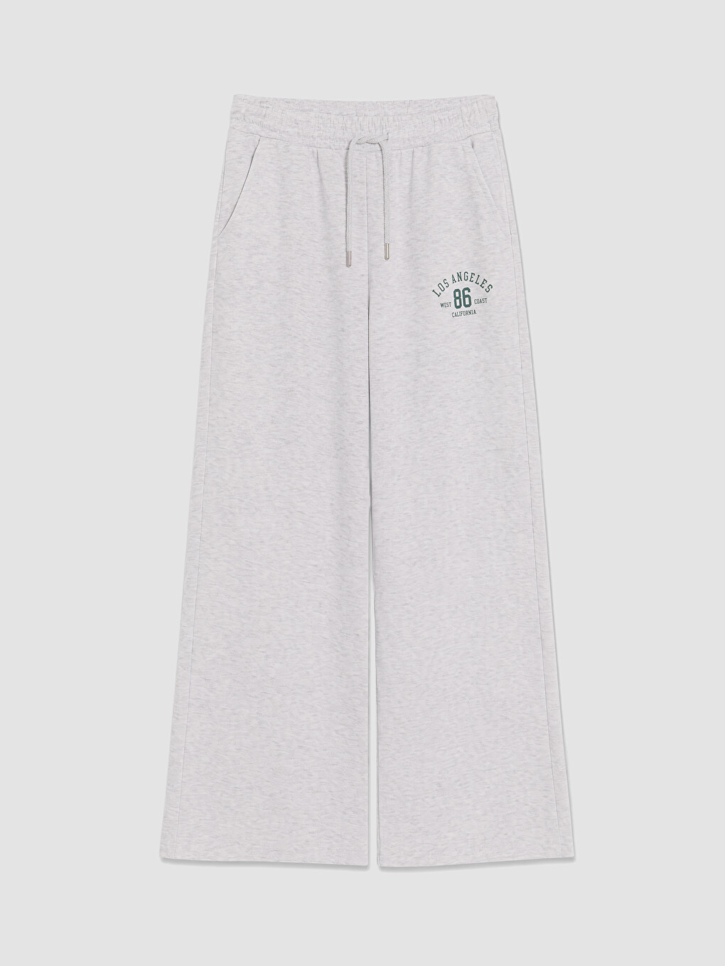Pantalon De Survêtement Gris Femme-4