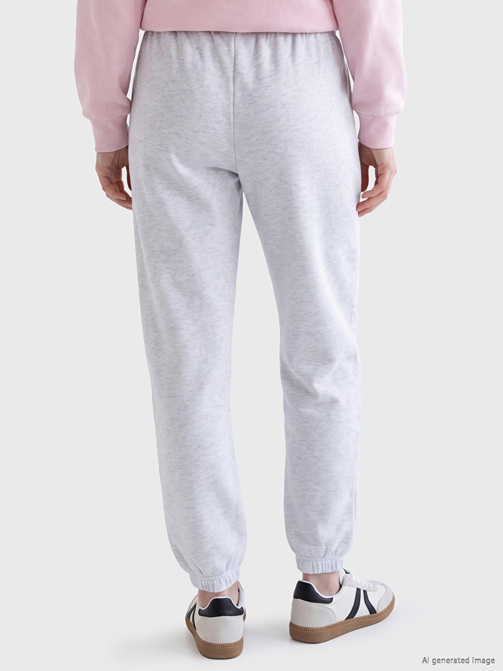 Pantaloni De Trening Jogger Gri Femeie-2