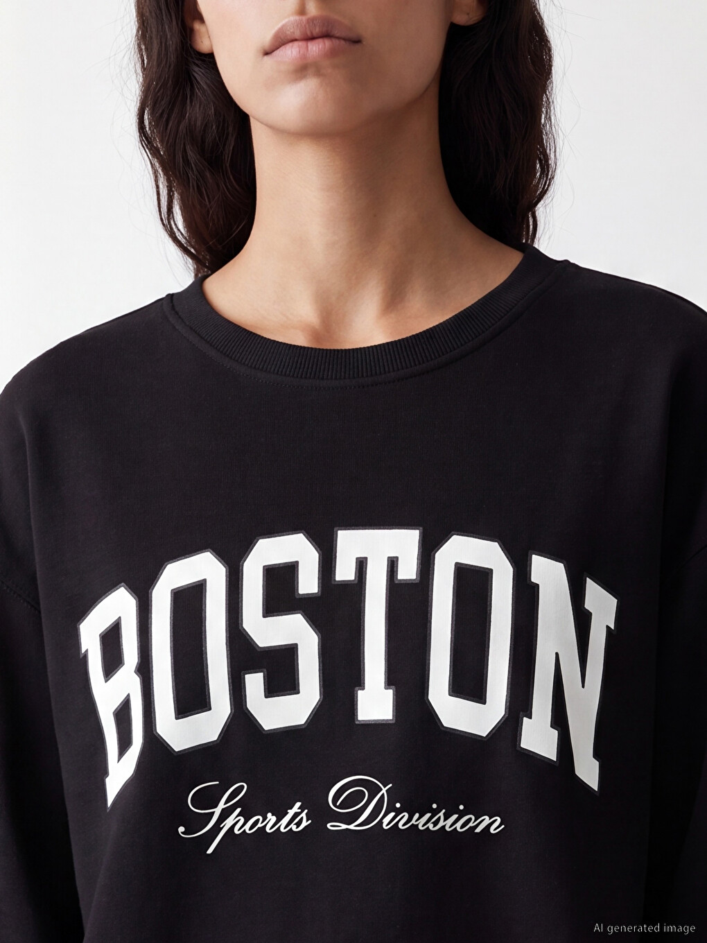 Boston Printed Soft Touch Women's Sweatshirt-2