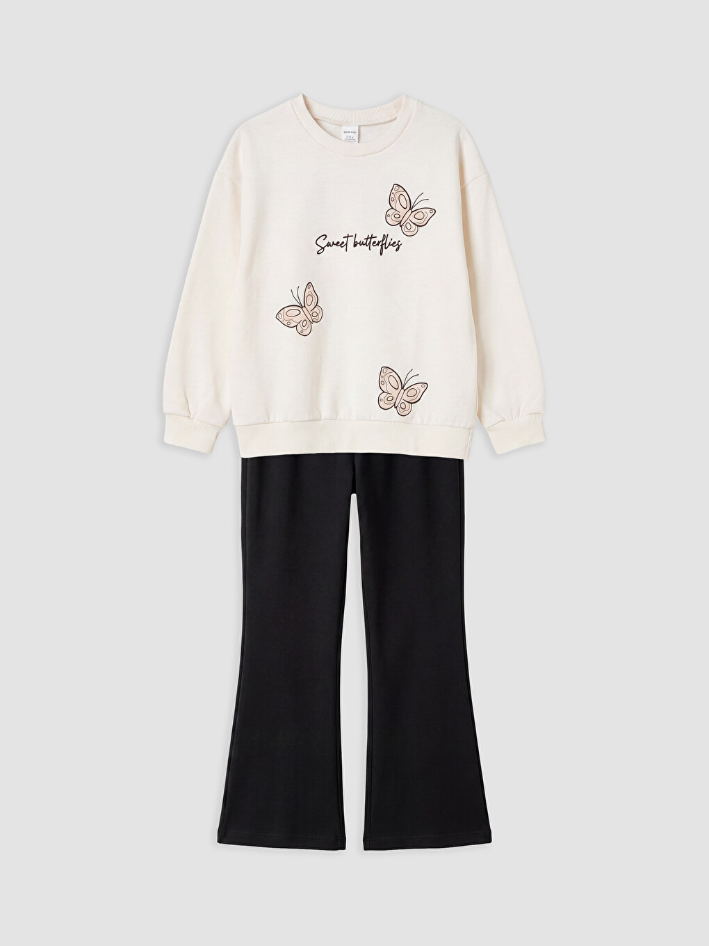 Printed Girls' Thick Set