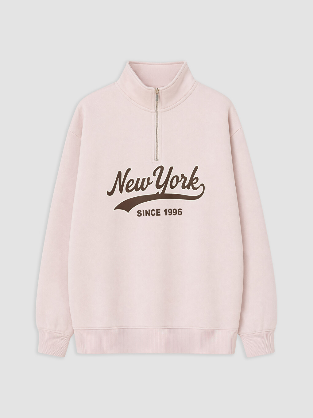 Relax Fit Nyc Printed Women's Sweatshirt-4