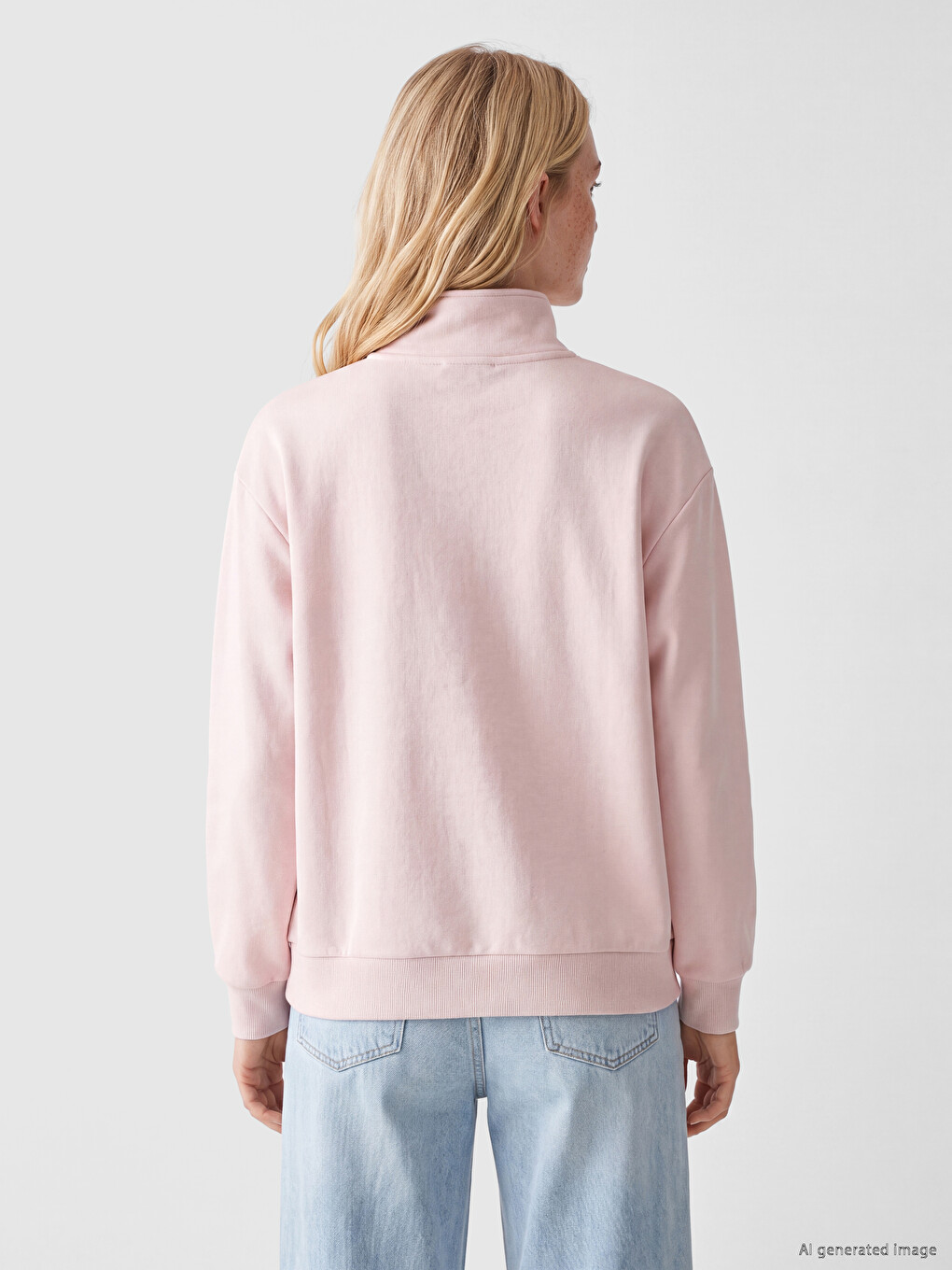Relax Fit Nyc Printed Women's Sweatshirt-3