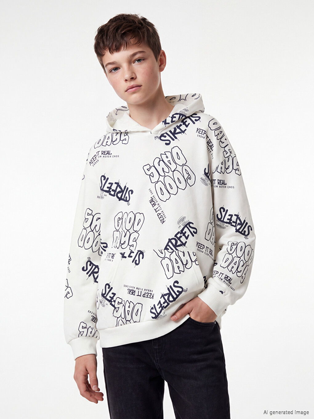 Hooded Boys' Sweatshirt