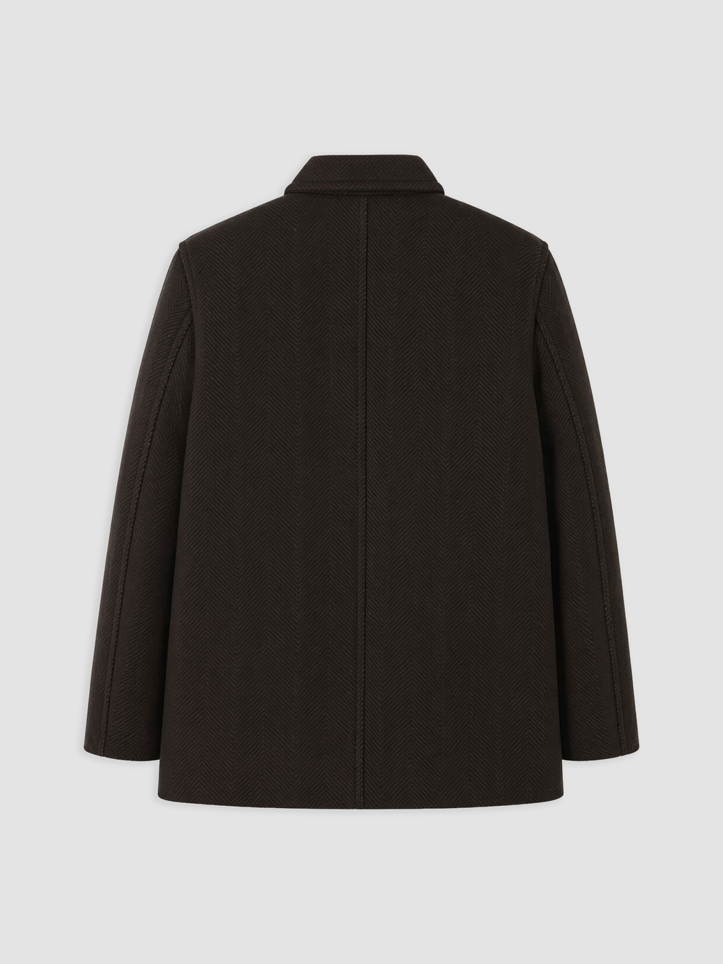 Regular Fit Men's Felt Coat-6