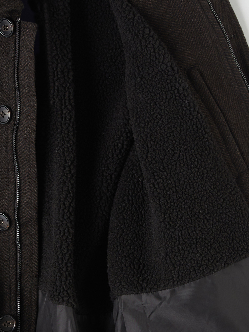 Regular Fit Men's Felt Coat-8