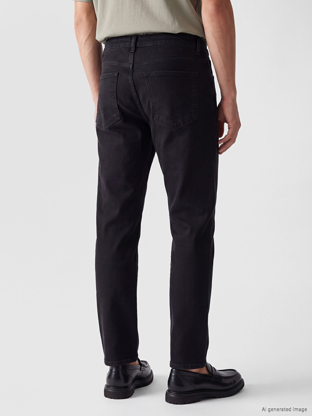 Siyah 700 Straight Jean-3