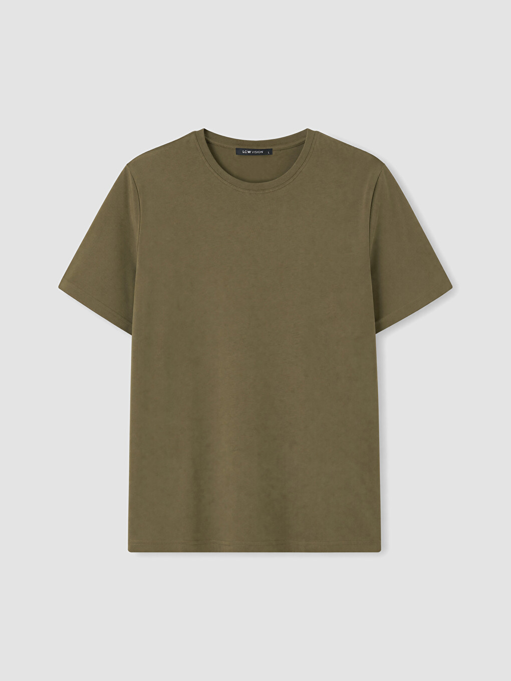 Woman Khaki T-shirt-4