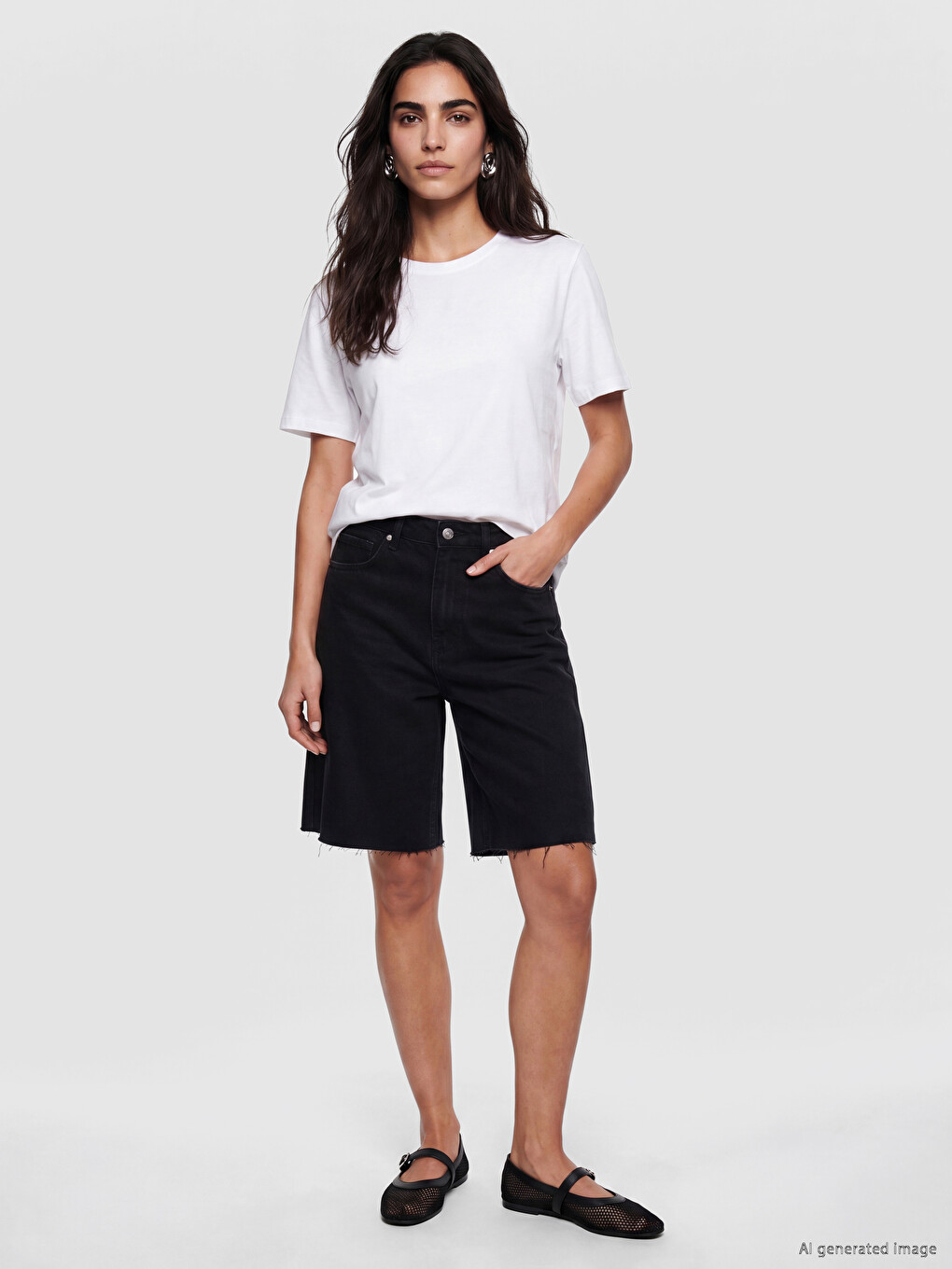 Crew Neck Women's T-shirt-1