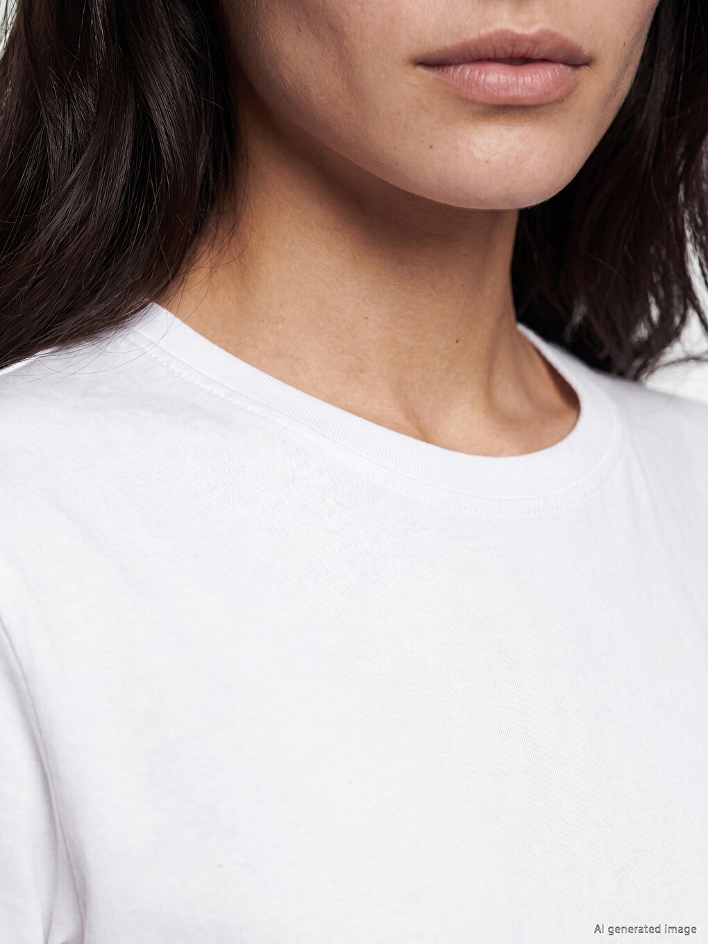 Crew Neck Women's T-shirt-2