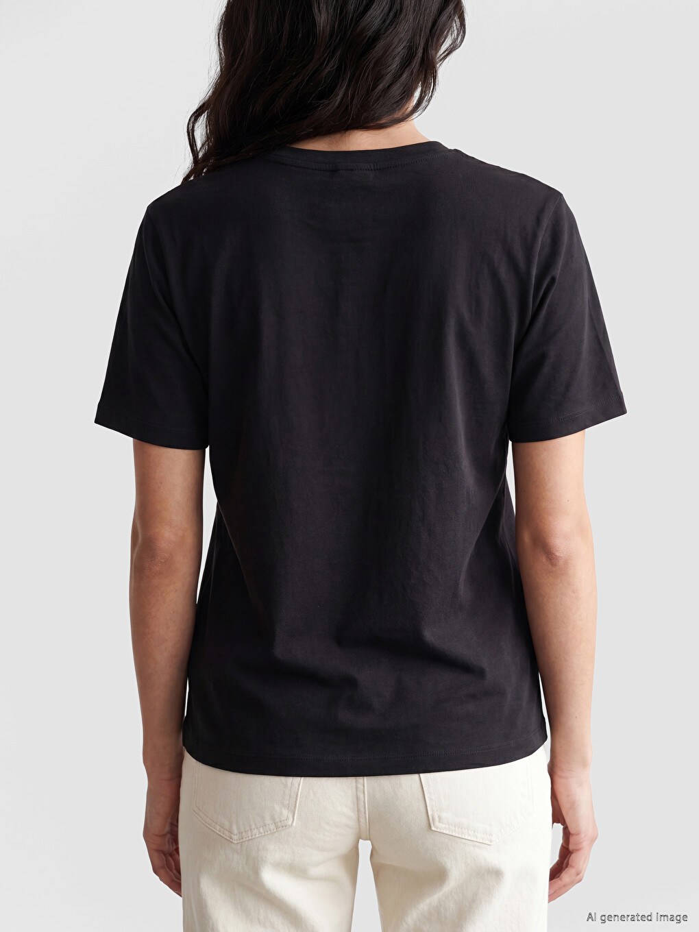 Woman Grey T-shirt-3