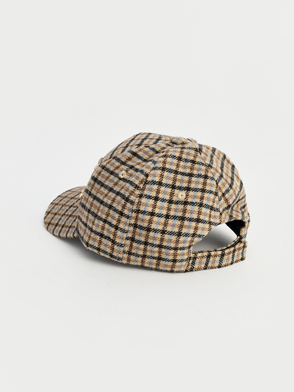 Șapcă De Baseball Cu Model În Carouri Accesorizată Pentru Femei-2