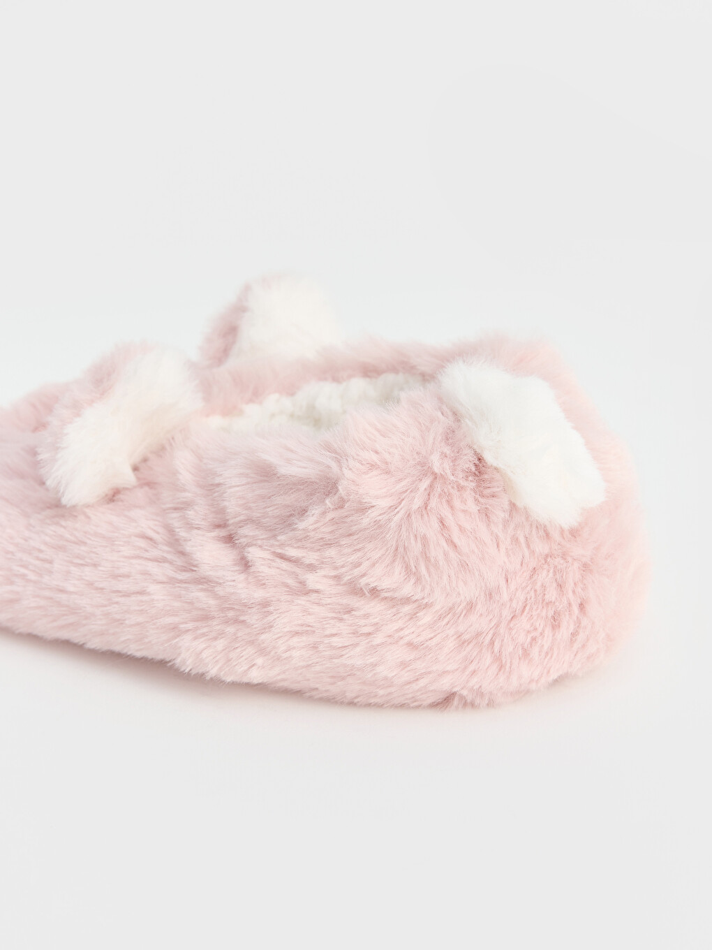 Pembe Tavşan Figürlü Kız Çocuk Ev Terliği-3