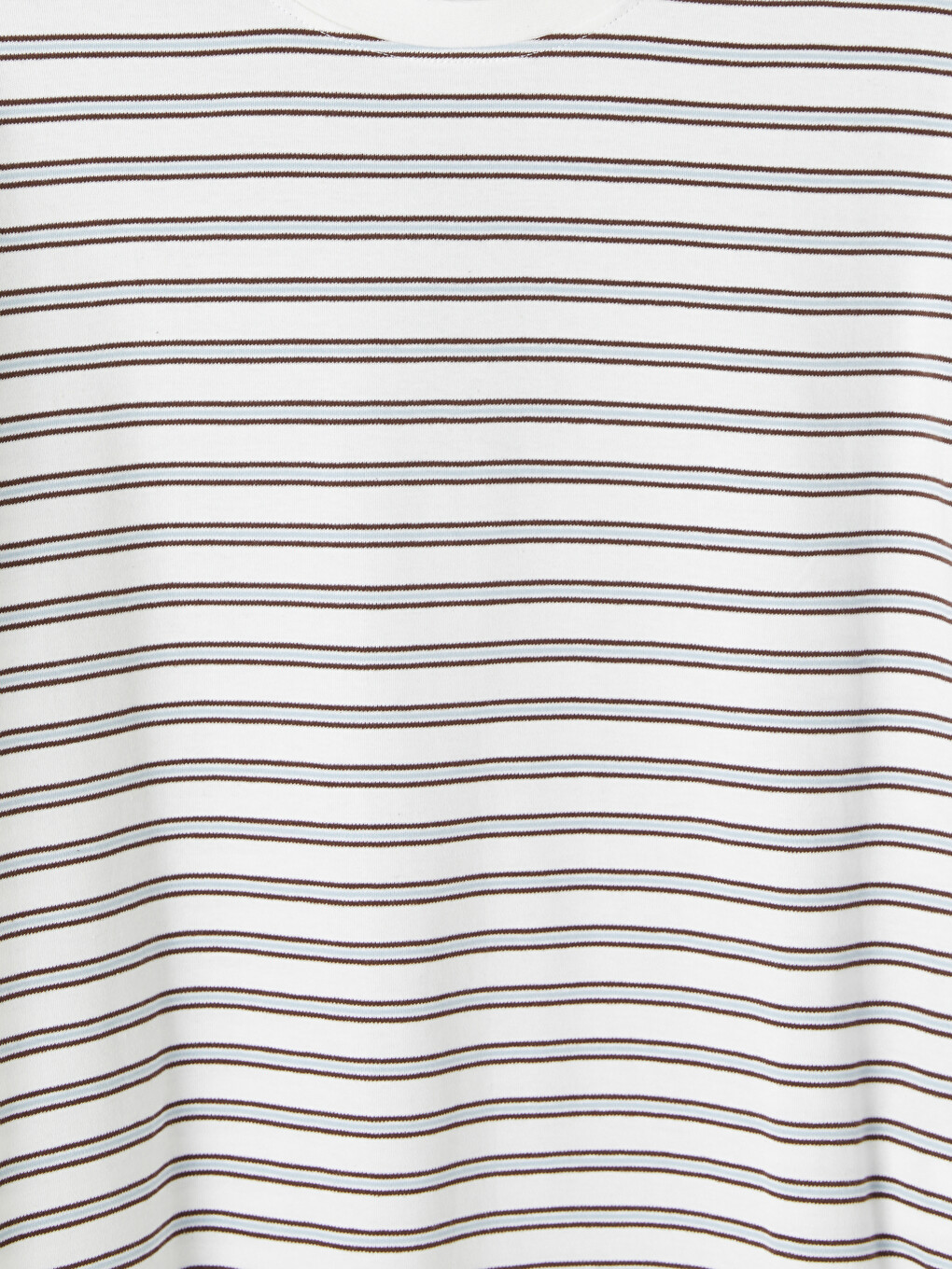 Crew Neck Striped Women's T-shirt-5