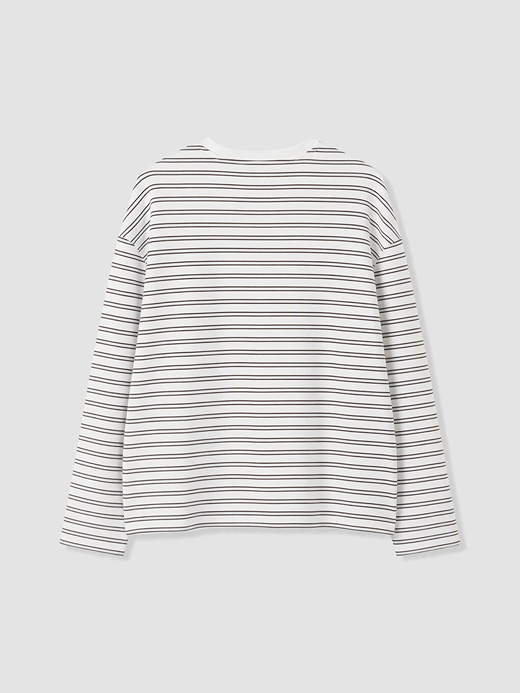 Crew Neck Striped Women's T-shirt-6