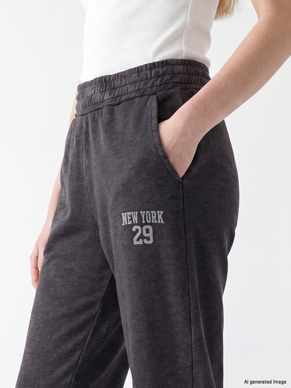 Femër Antracite Pantallona Sportive Jogger-2