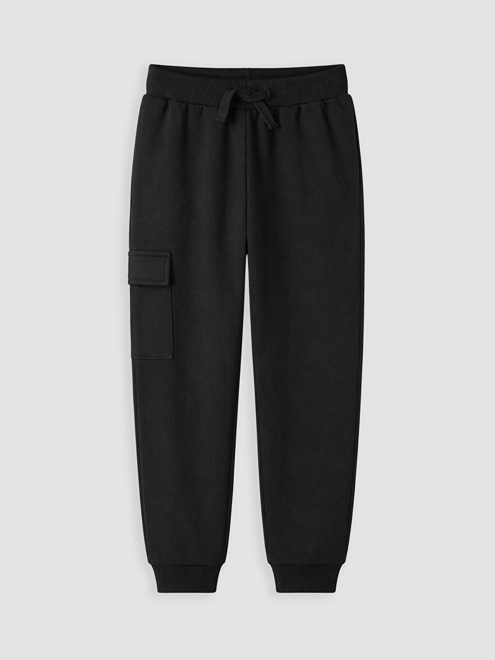 Boy Beige Jogger Sweatpants-1