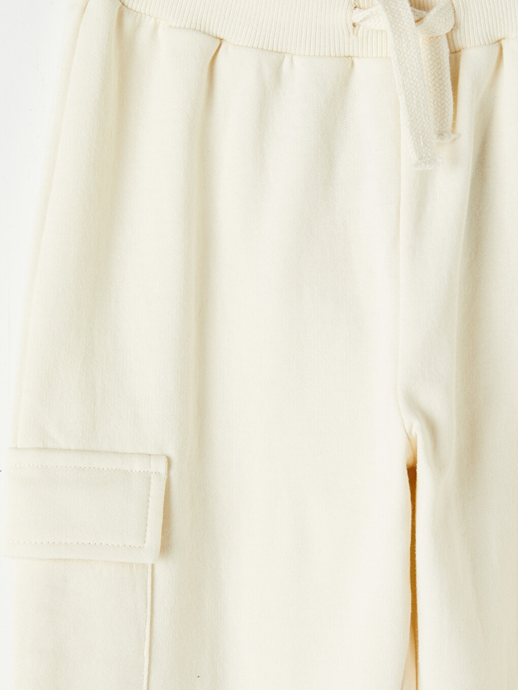 Boy Beige Jogger Sweatpants-6