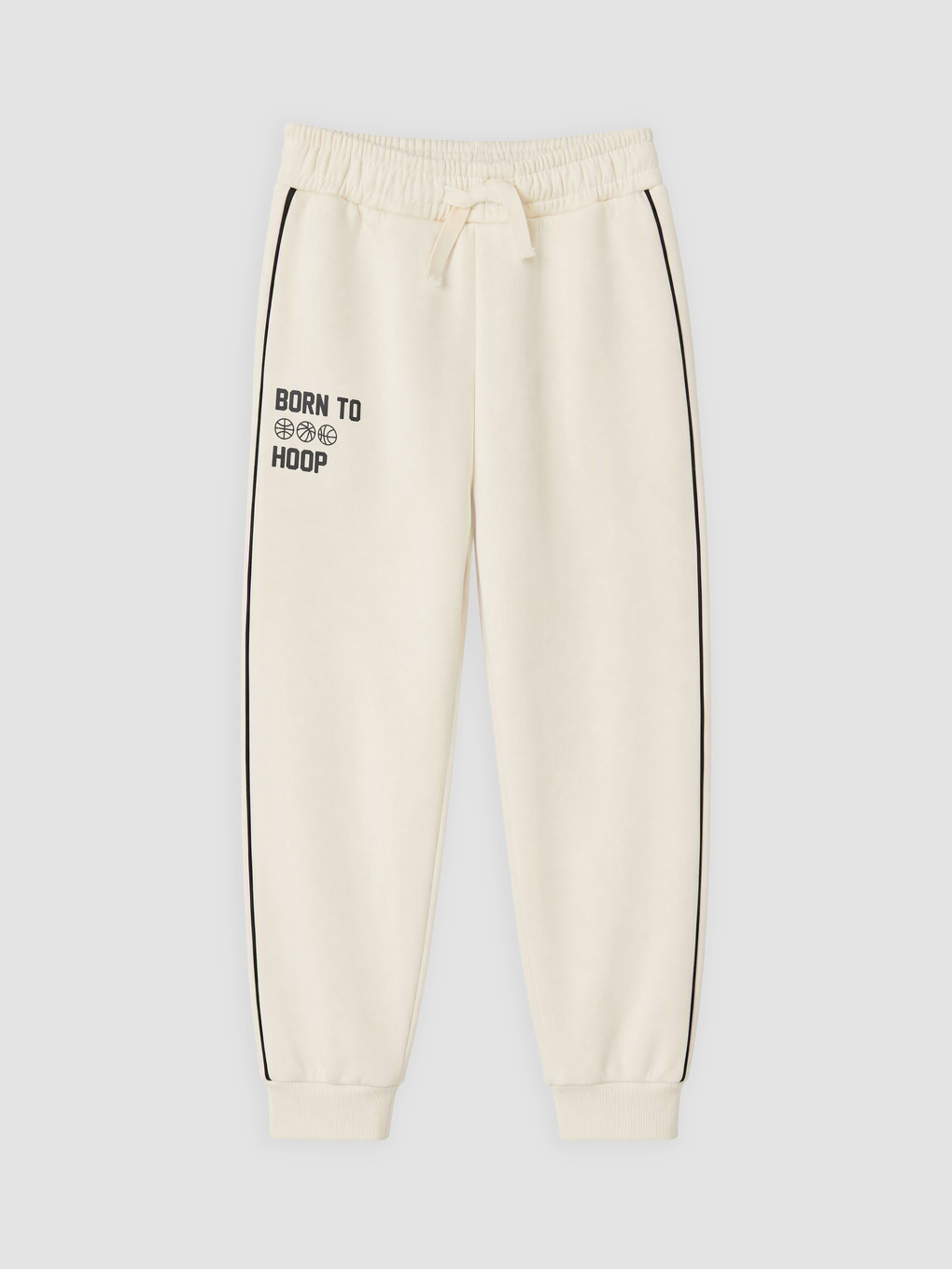 Αγόρι Μπεζ Φούτερ Joggers-1