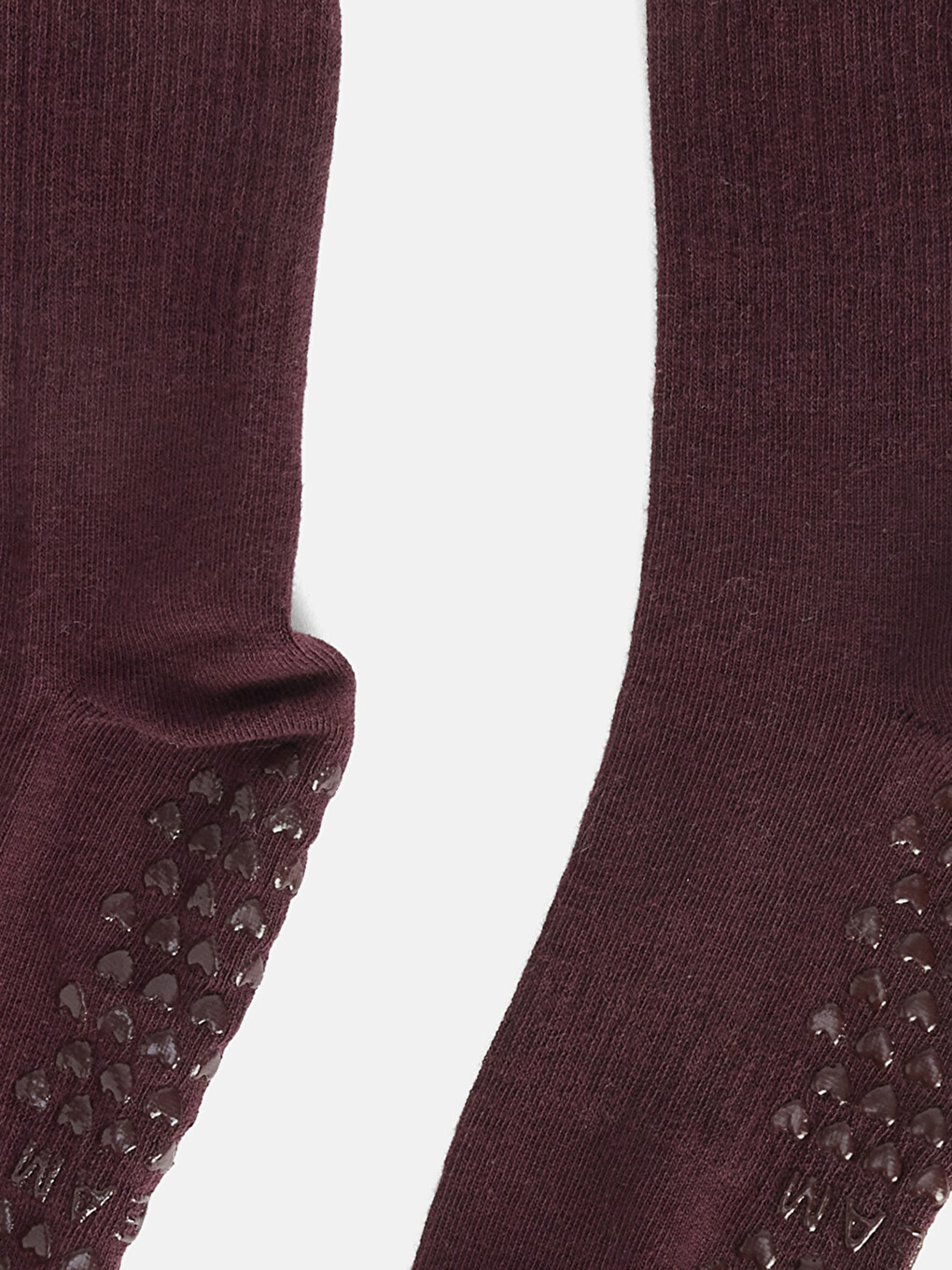 Woman Plum Ankle Socks-1