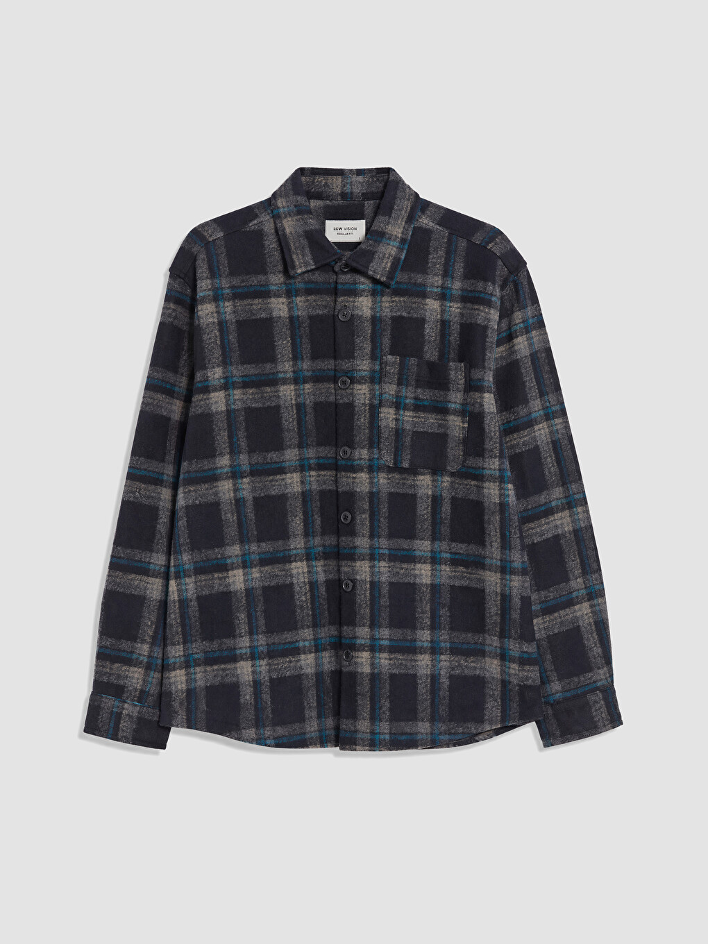 Regular Fit Men's Lumberjack Shirt Jacket-4