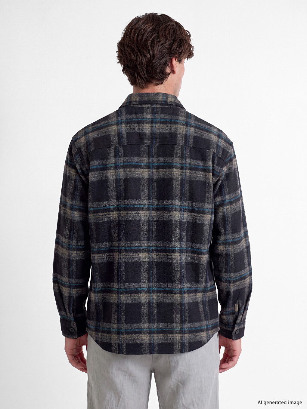 Regular Fit Men's Lumberjack Shirt Jacket-3