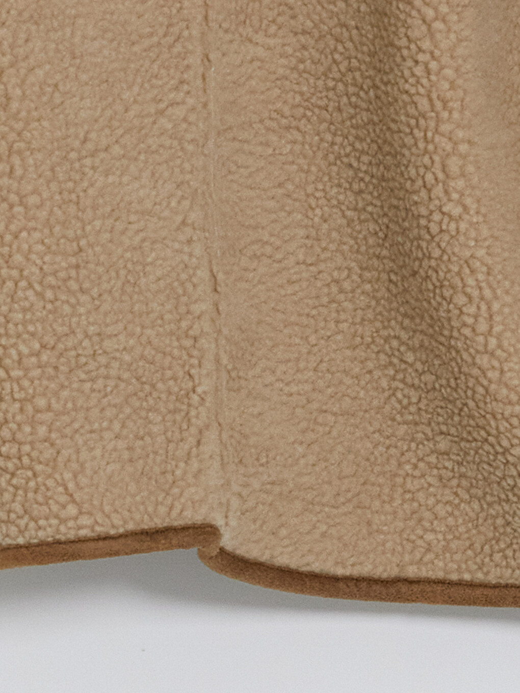 Shirt Collar Inside Plush Suede Look Women's Coat-7