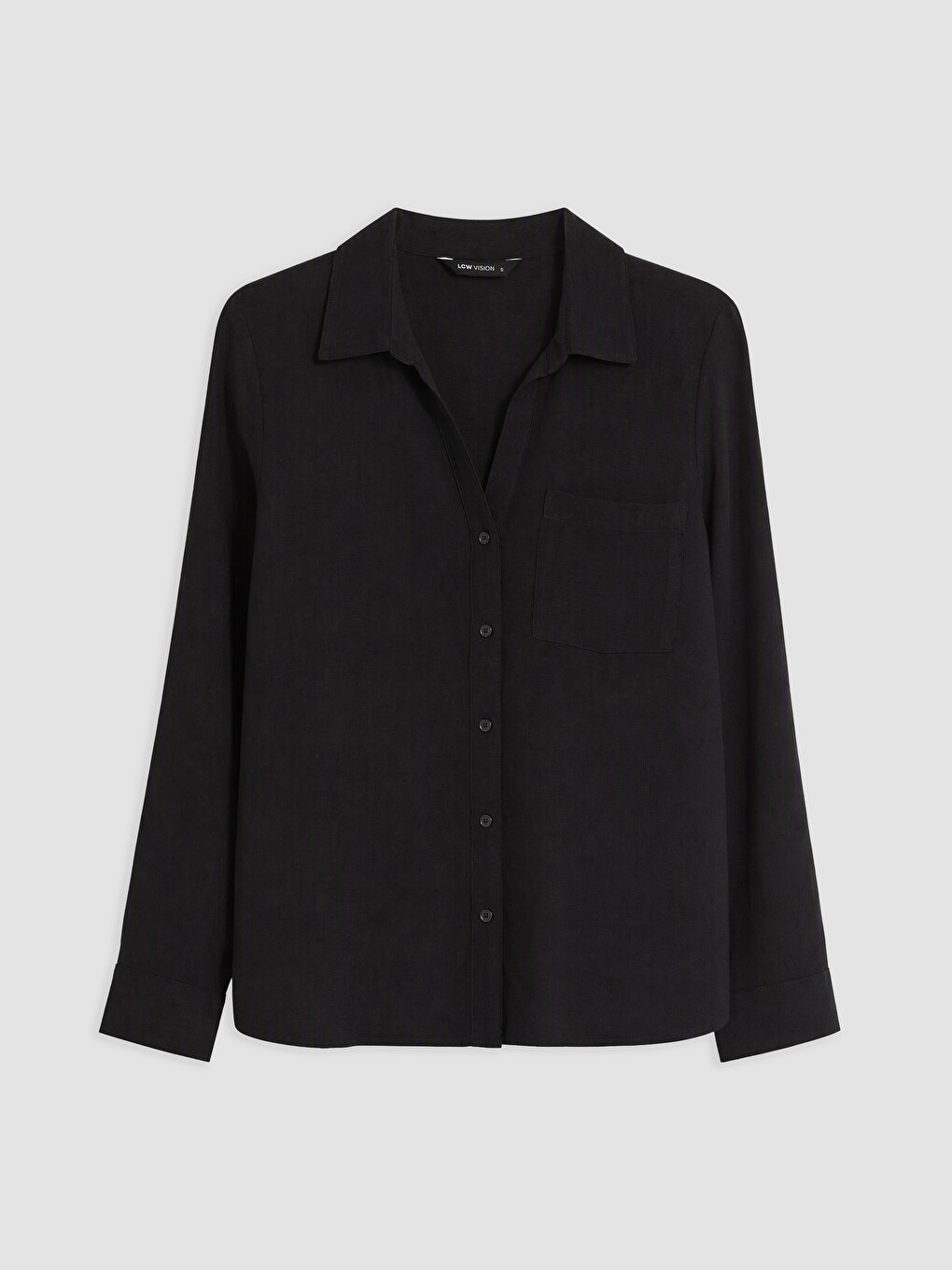 Woman Black Shirt