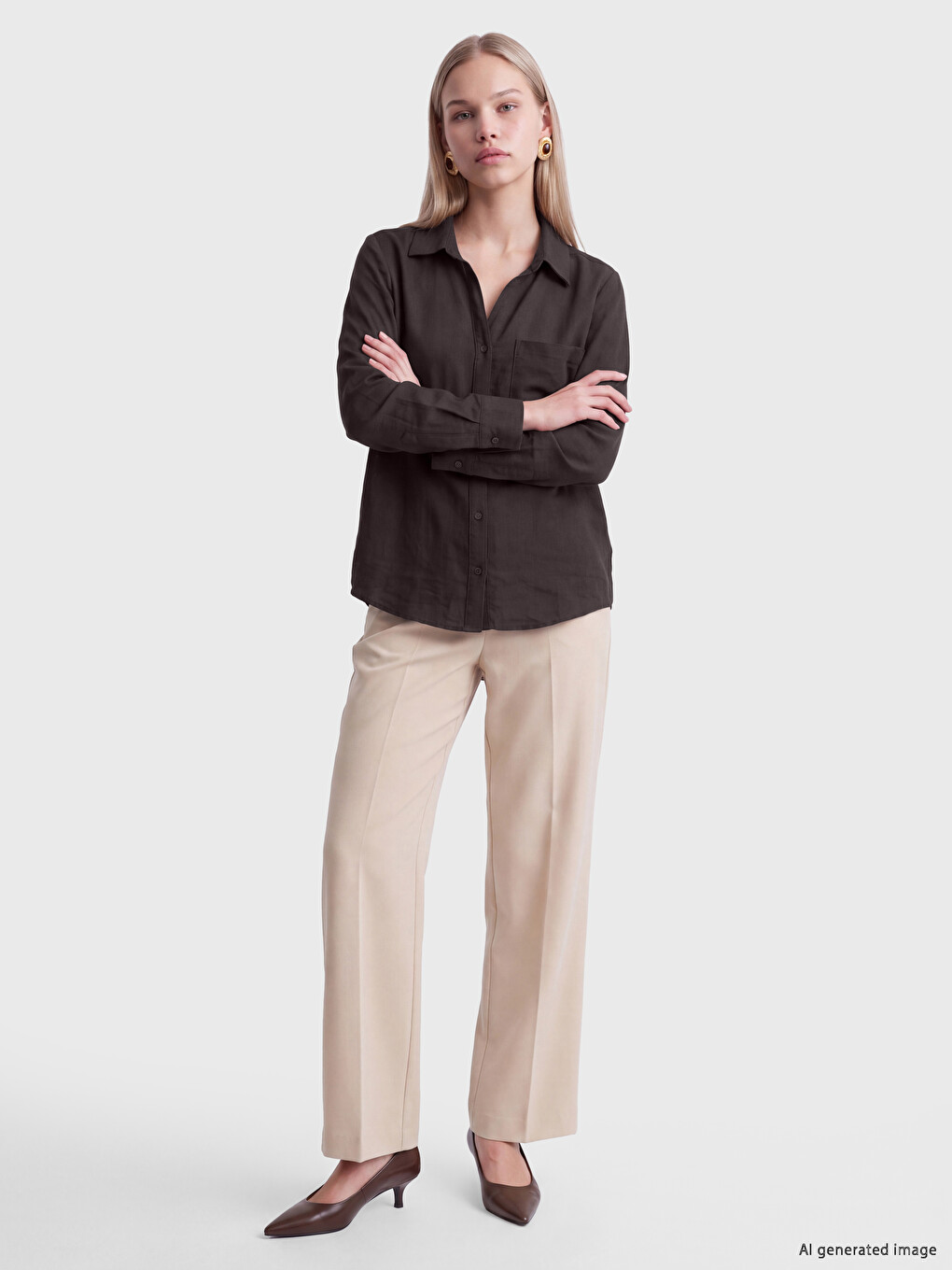 Long Sleeve Women's Shirt-1