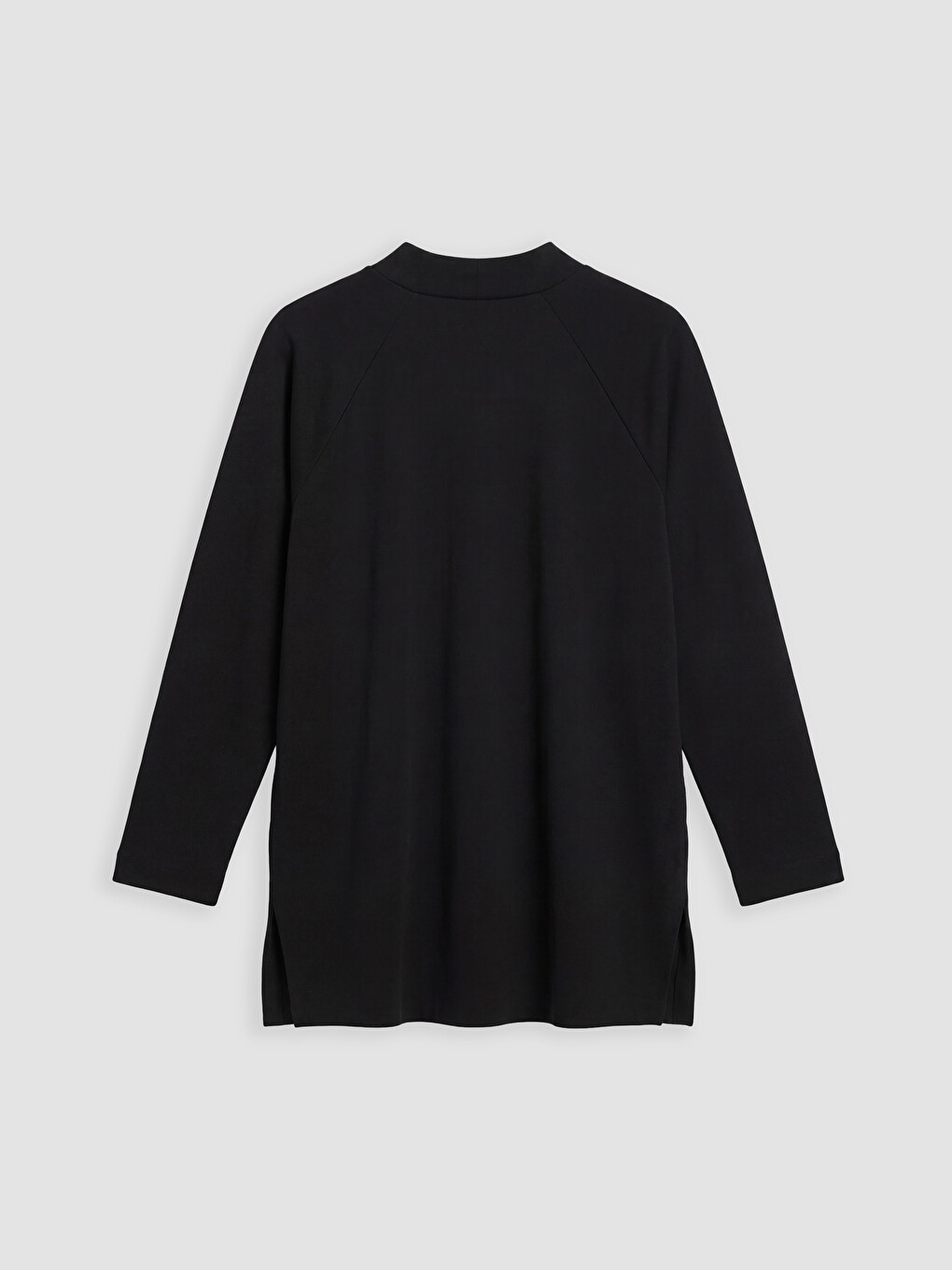 Siyah Oversize Soft Touch Kadın Tunik-6
