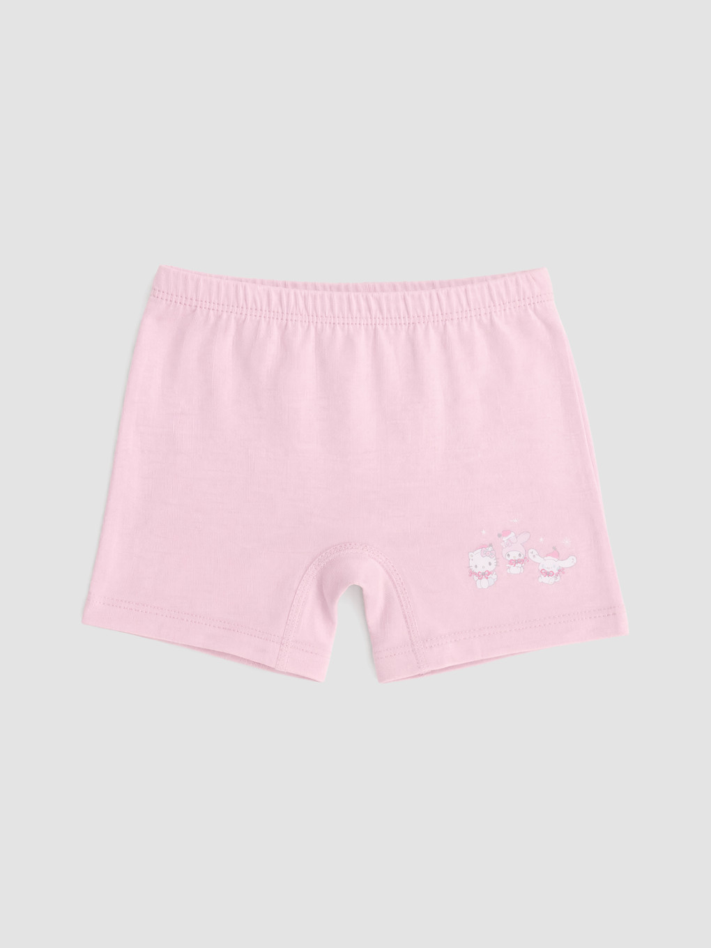 Lila Hello Kitty Baskılı Kız Çocuk Boxer
