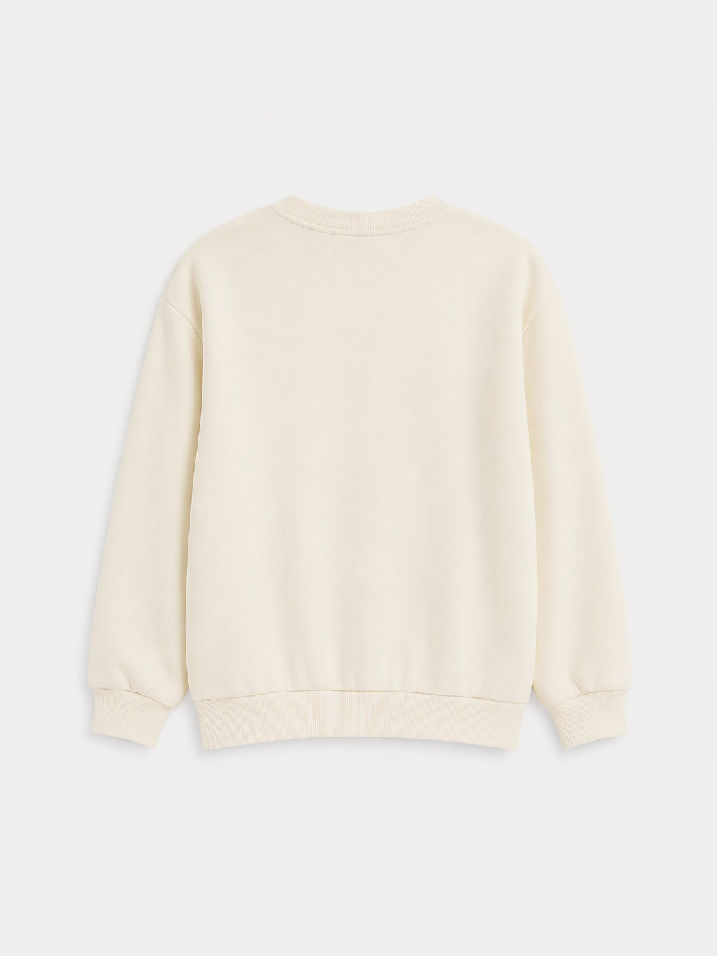 Bej 2'li Baskılı Erkek Çocuk Kalın Sweatshirt-3