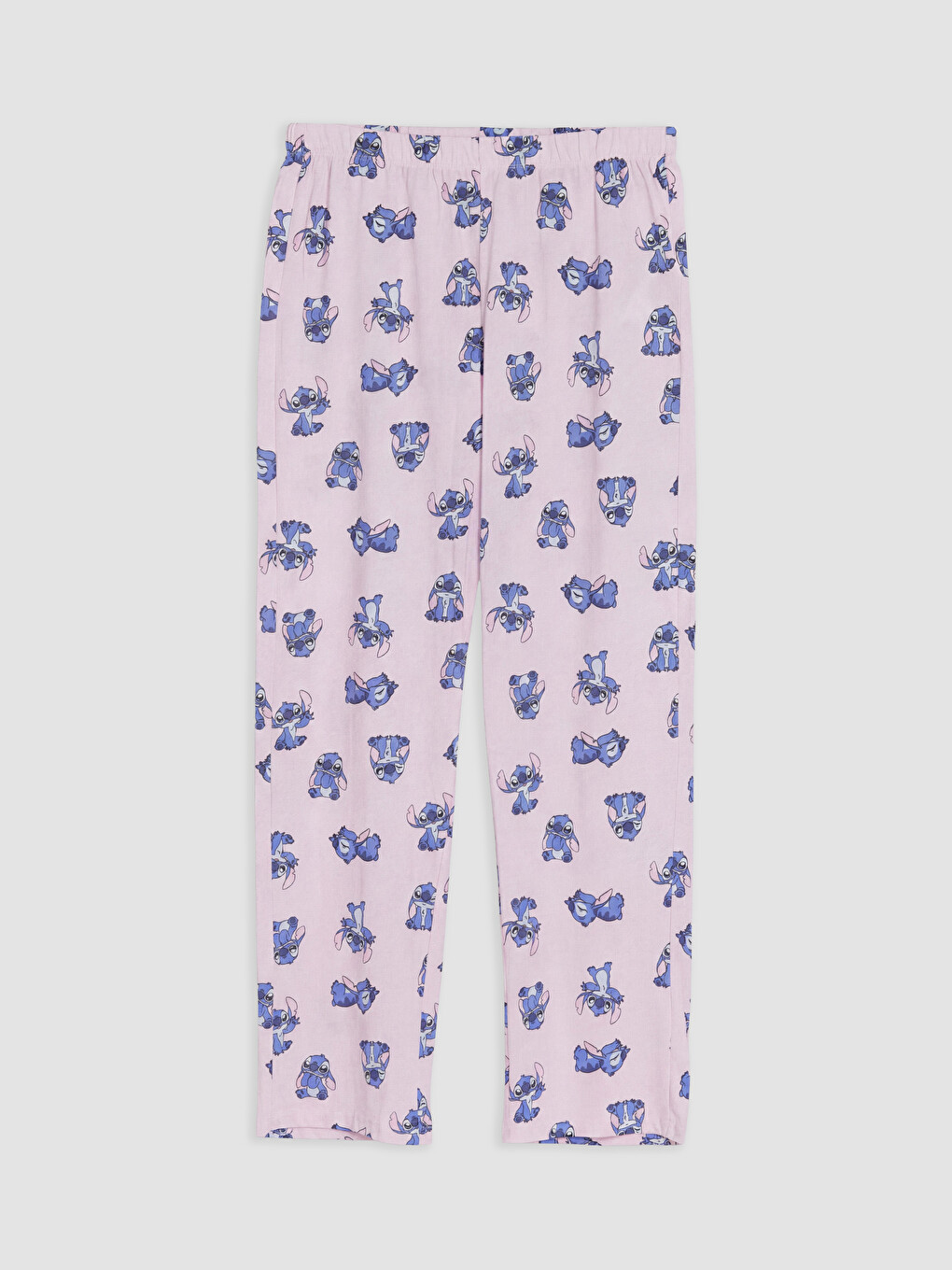 Pembe Stitch Baskılı Kadın Pijama Takım-7