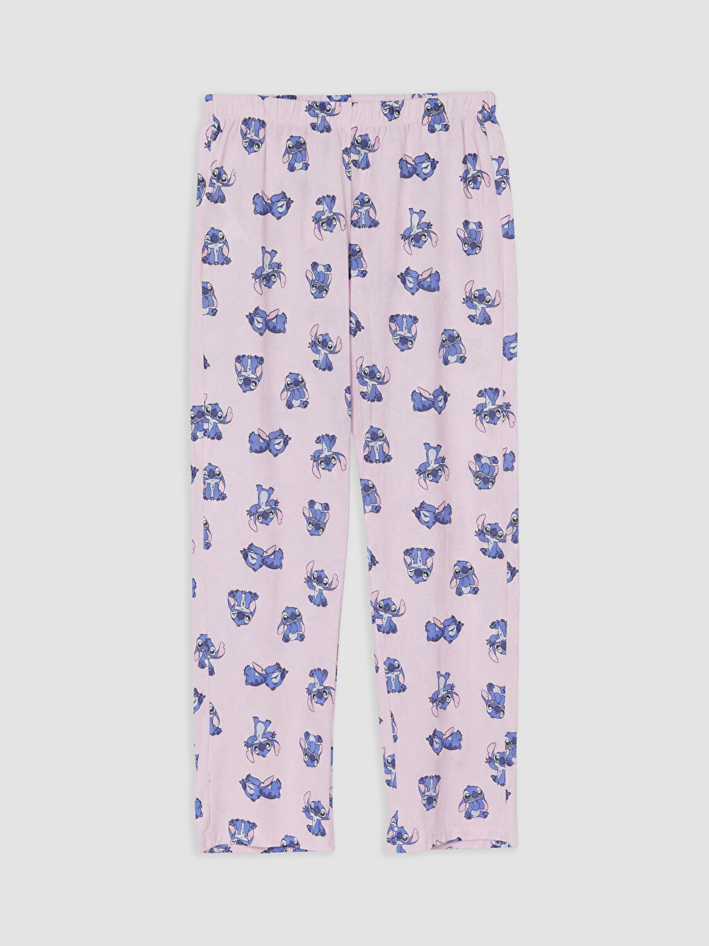 Pembe Stitch Baskılı Kadın Pijama Takım-8