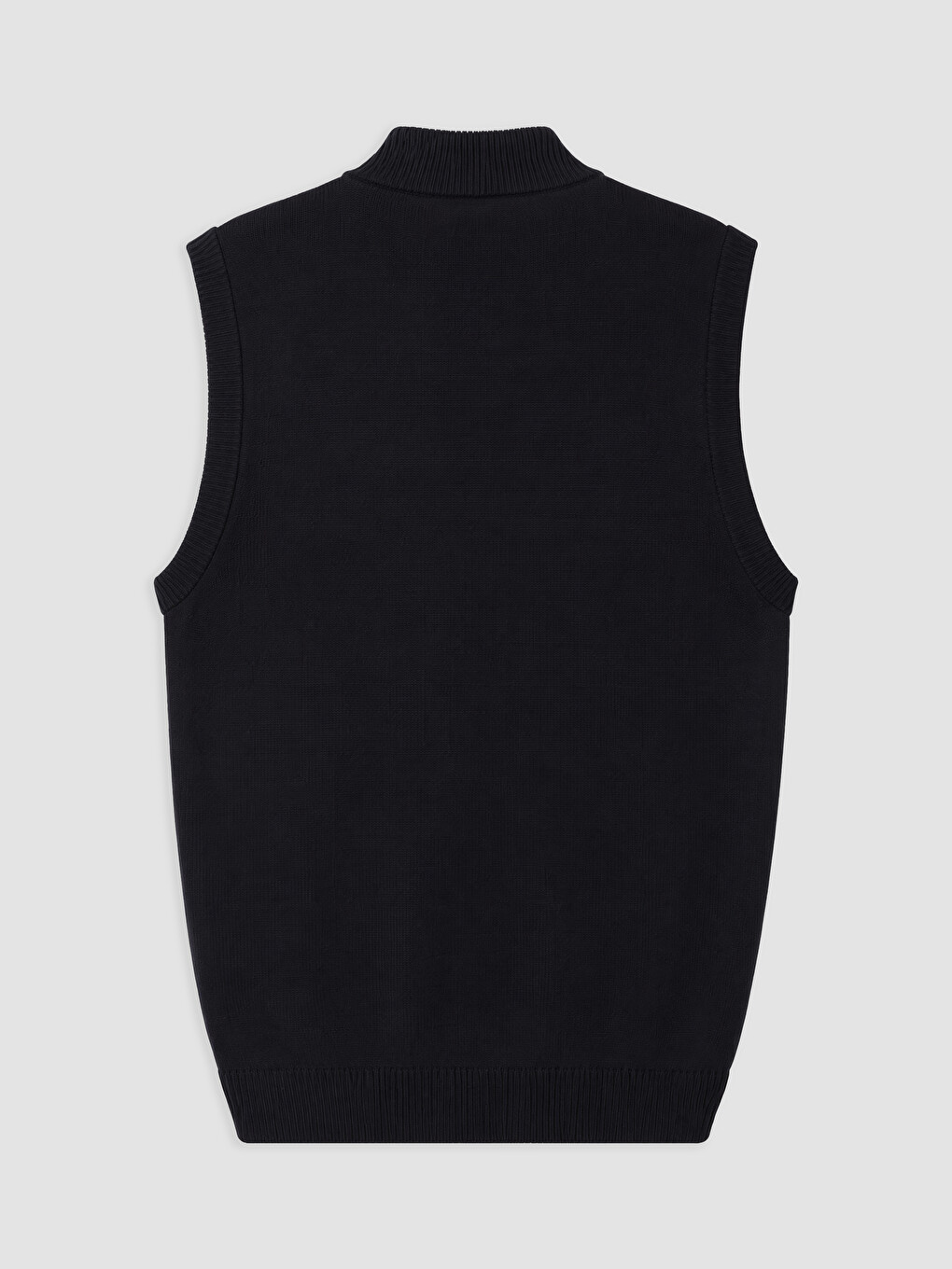 Lacivert Regular Fit Erkek Triko Yelek-5