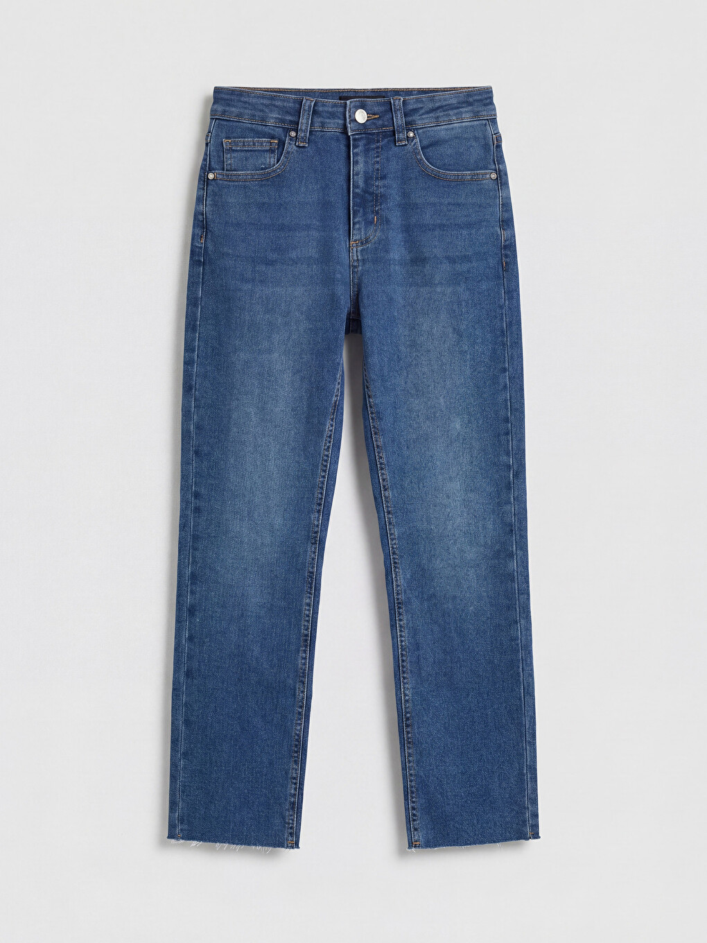 Yüksek Bel Slim Fit Kadın Jean Pantolon-4