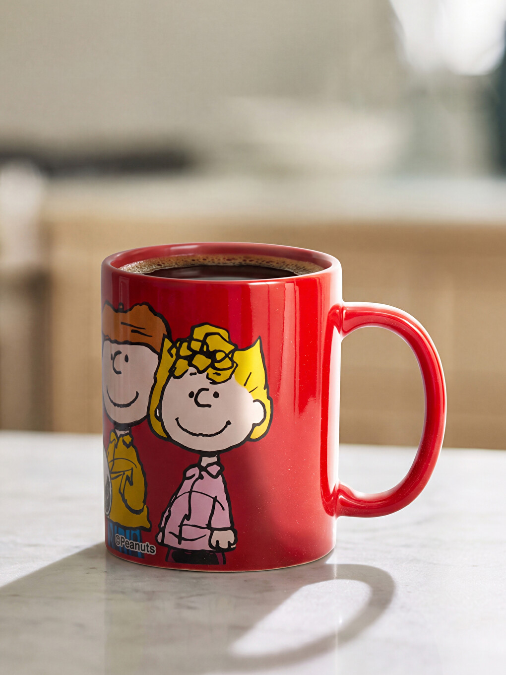 Snoopy Printed Ceramic Mug 320 Ml