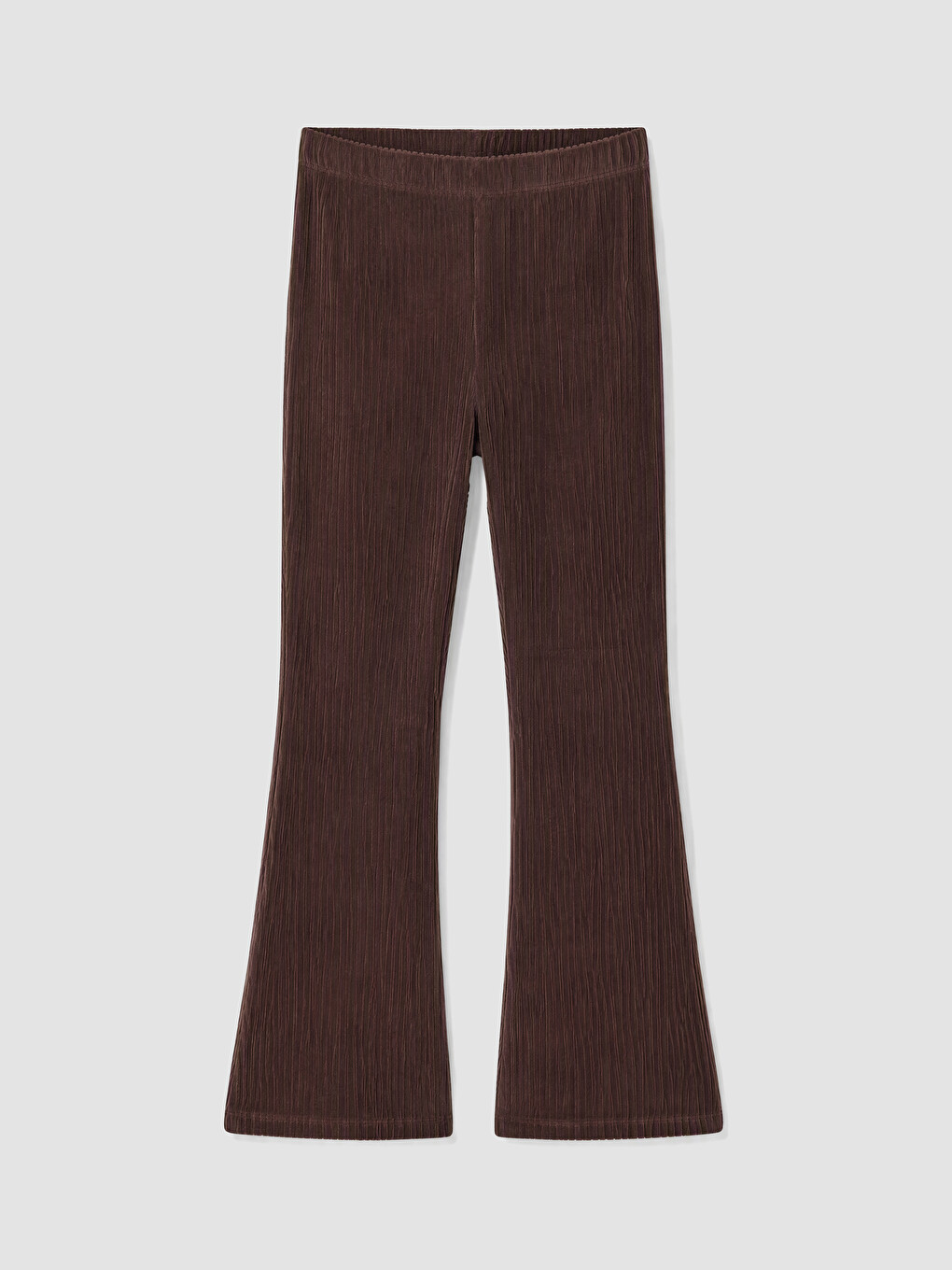 Girls' Velvet Flare Leggings