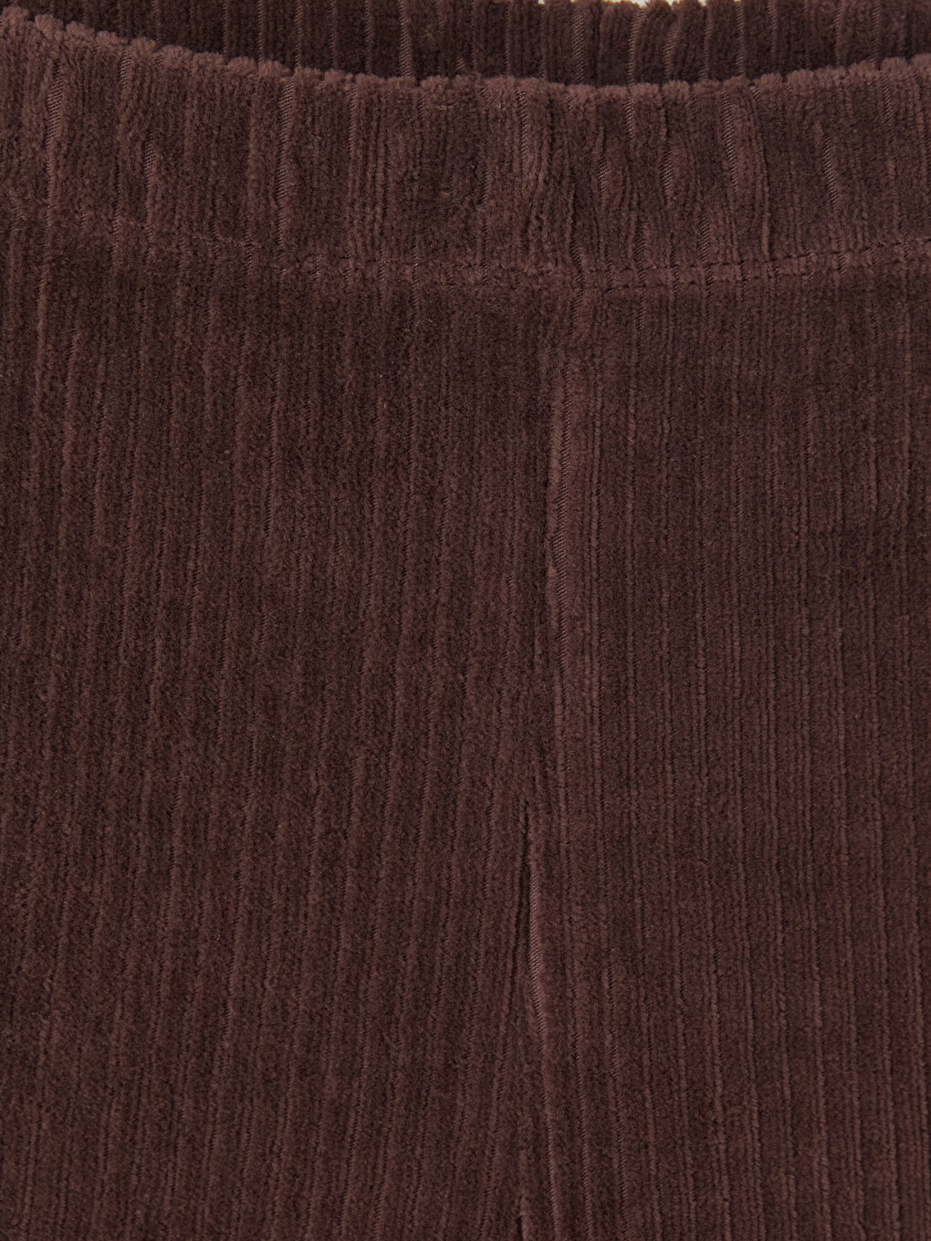 Girls' Velvet Flare Leggings-1