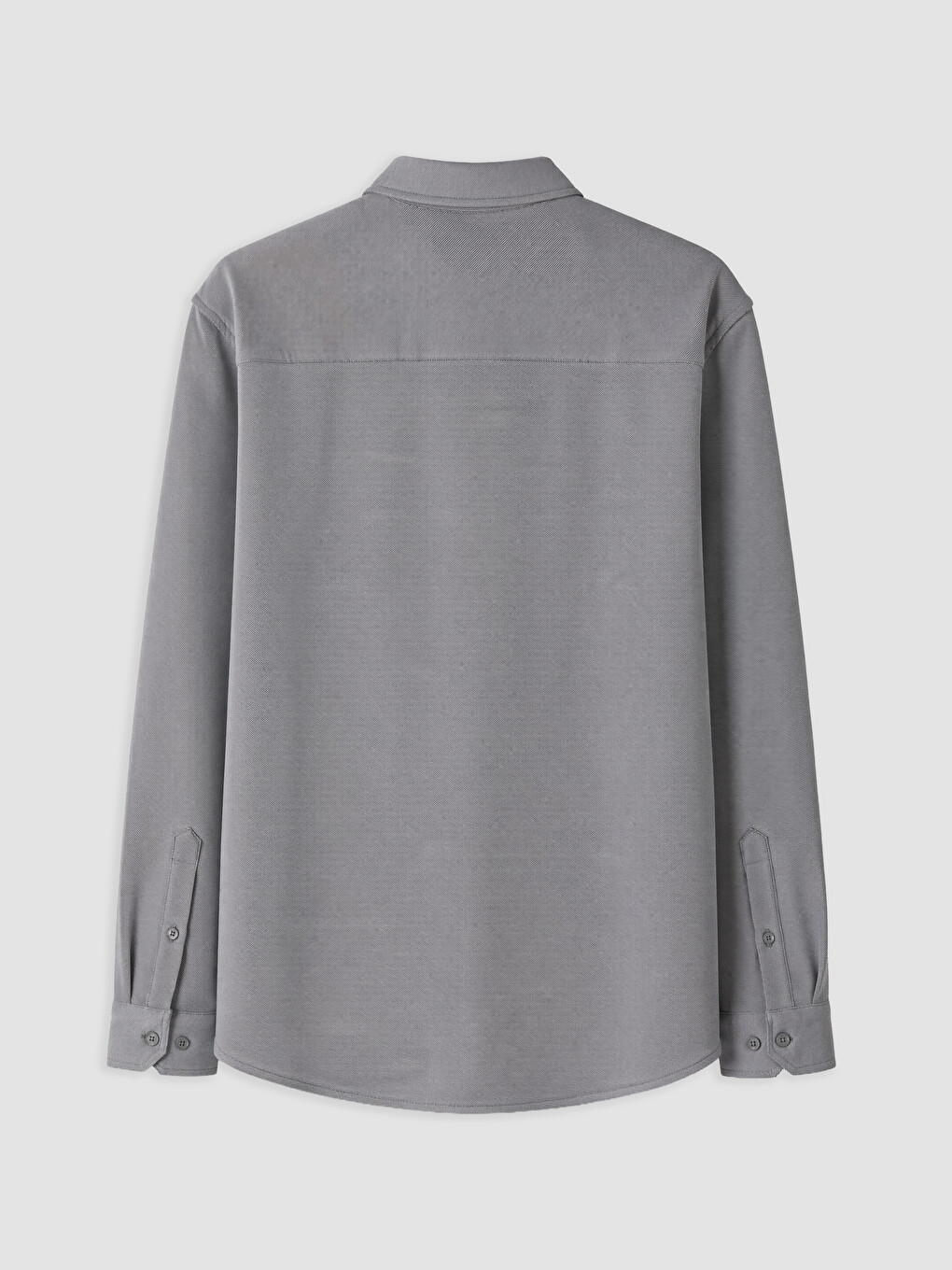 Regular Fit Men's Textured Shirt-5