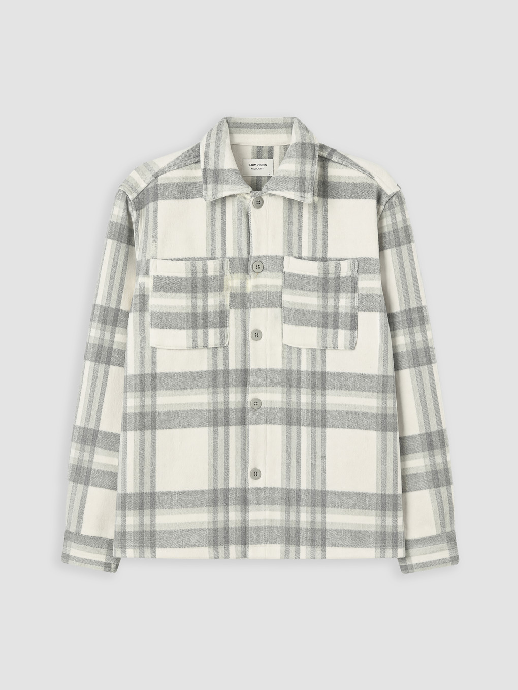 Regular Fit Plaid Men's Lumberjack Shirt Jacket-4