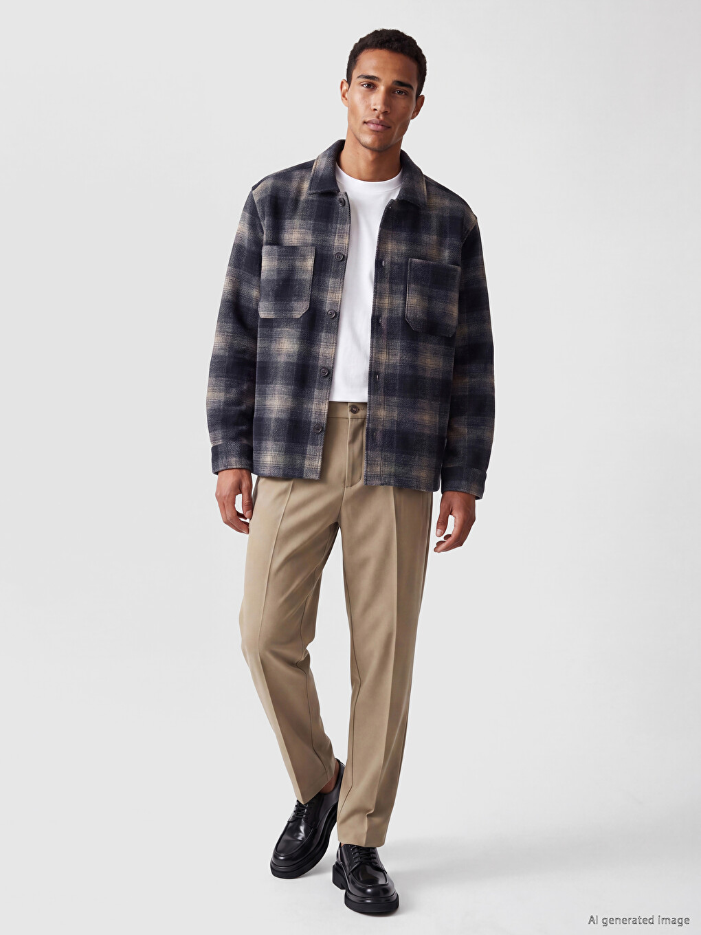 Man Indigo Overshirt-1