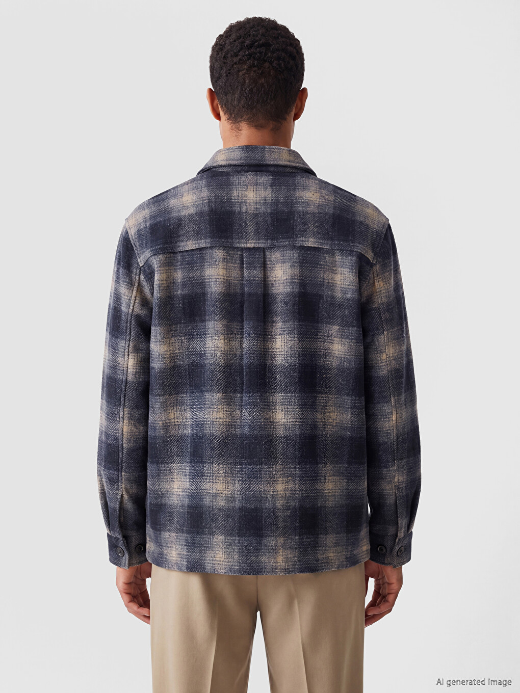 Man Indigo Overshirt-3