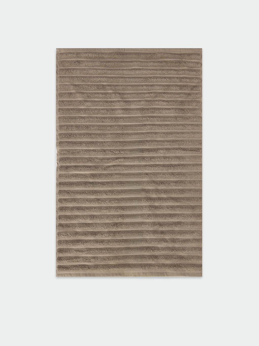 Kahverengi Çizgili Ayak Havlusu 50x80 Cm-1